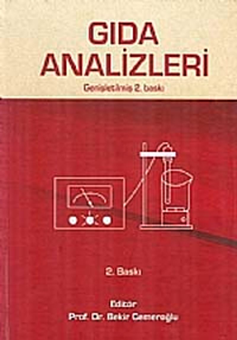 Gıda Analizleri kitap kapağı