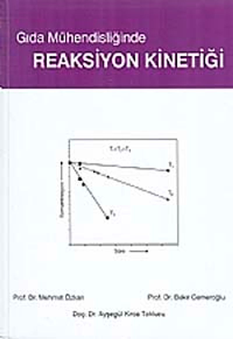 Gıda Mühendisliğinde Reaksiyon Kinetiği kitap kapağı