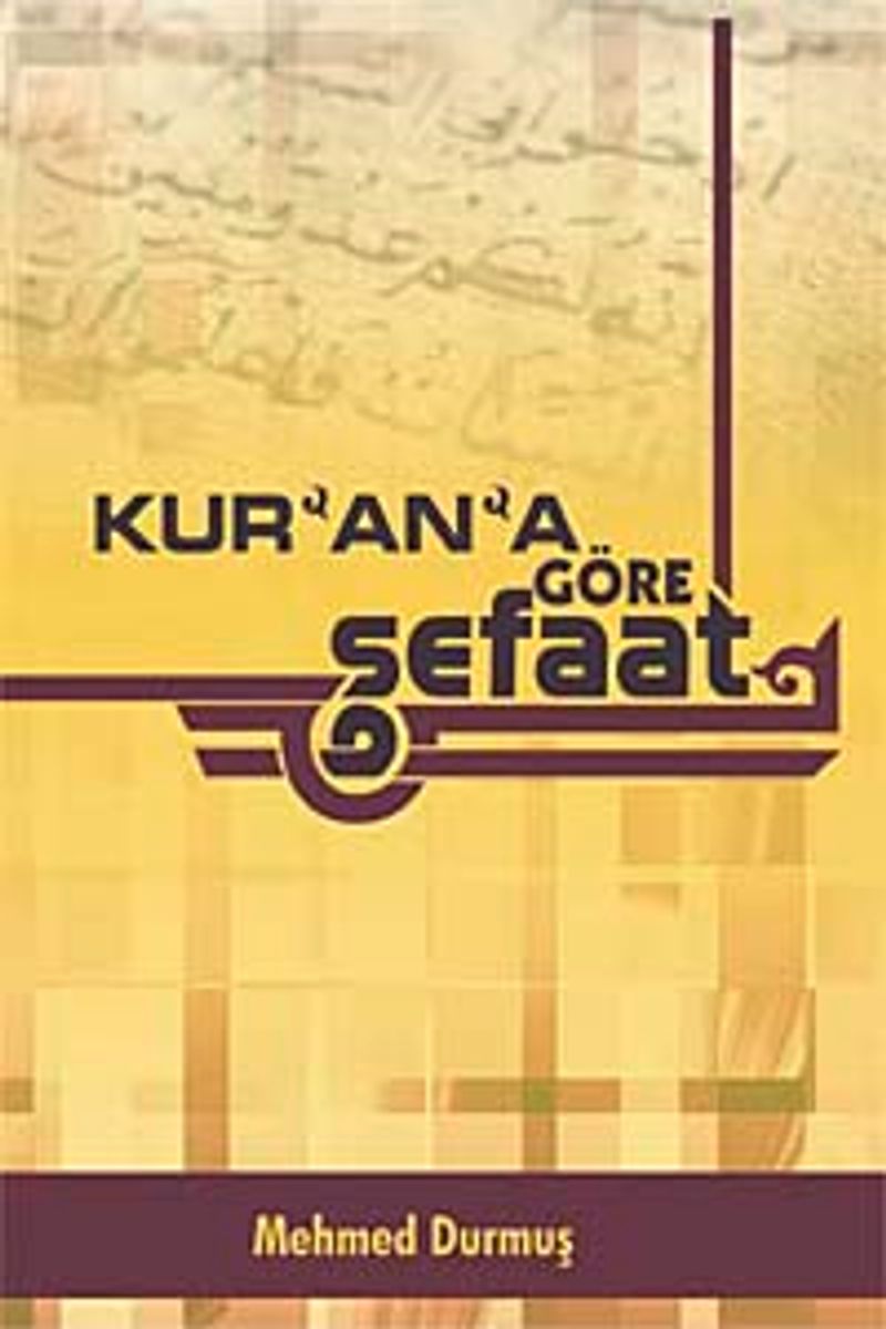 Kur'an'a Göre Şefaat kitap kapağı