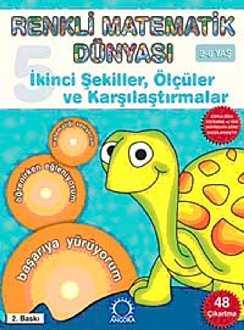 İkinci Şekiller, Ölçüler ve Karşılaştırmalar / Renkli Matematik Dünyası kitap kapağı