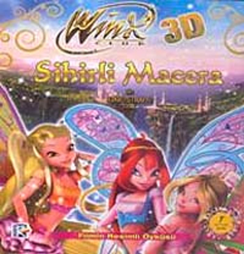 Winx Club 3D Sihirli Macera (Karton Kitap) kitap kapağı