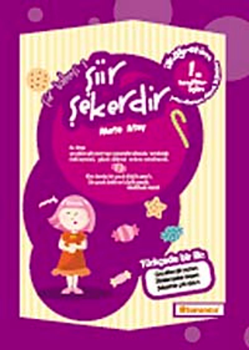 Şiir Şekerdir 1. Sınıflar İçin kitap kapağı