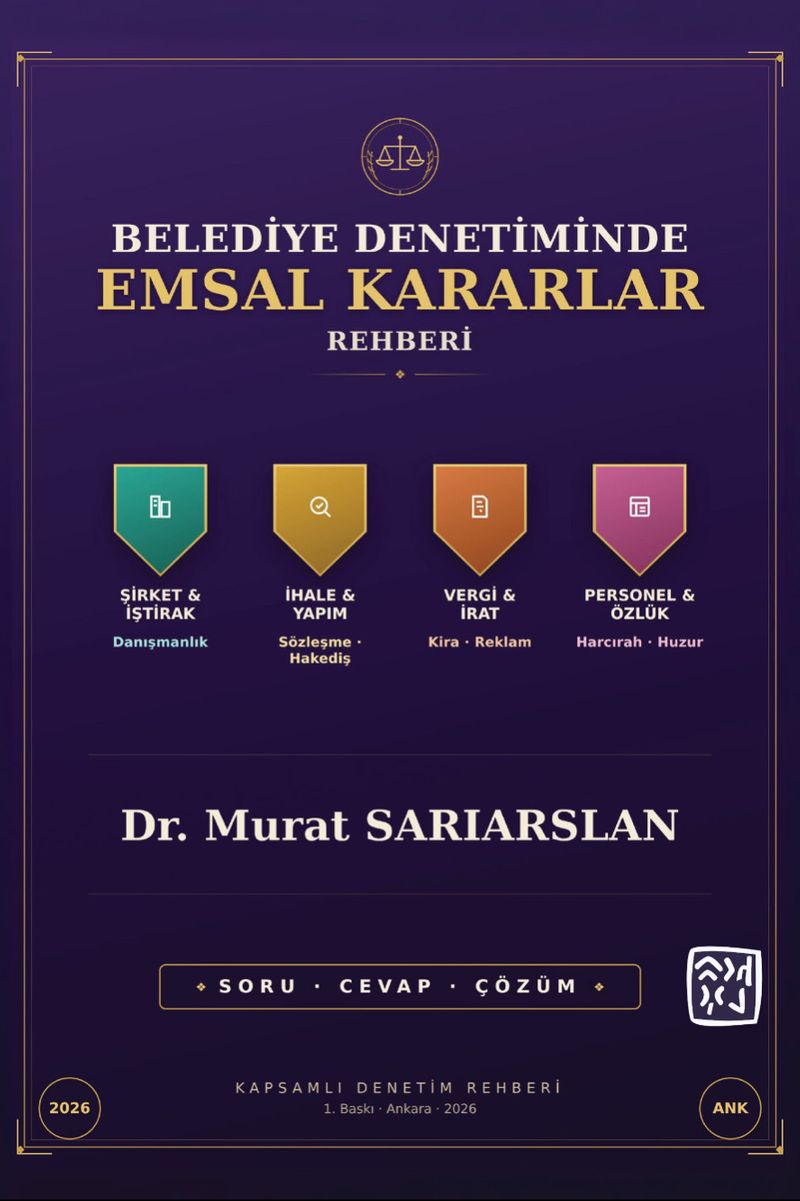 Belediye Denetiminde Emsal Kararlar Rehberi kitap kapağı