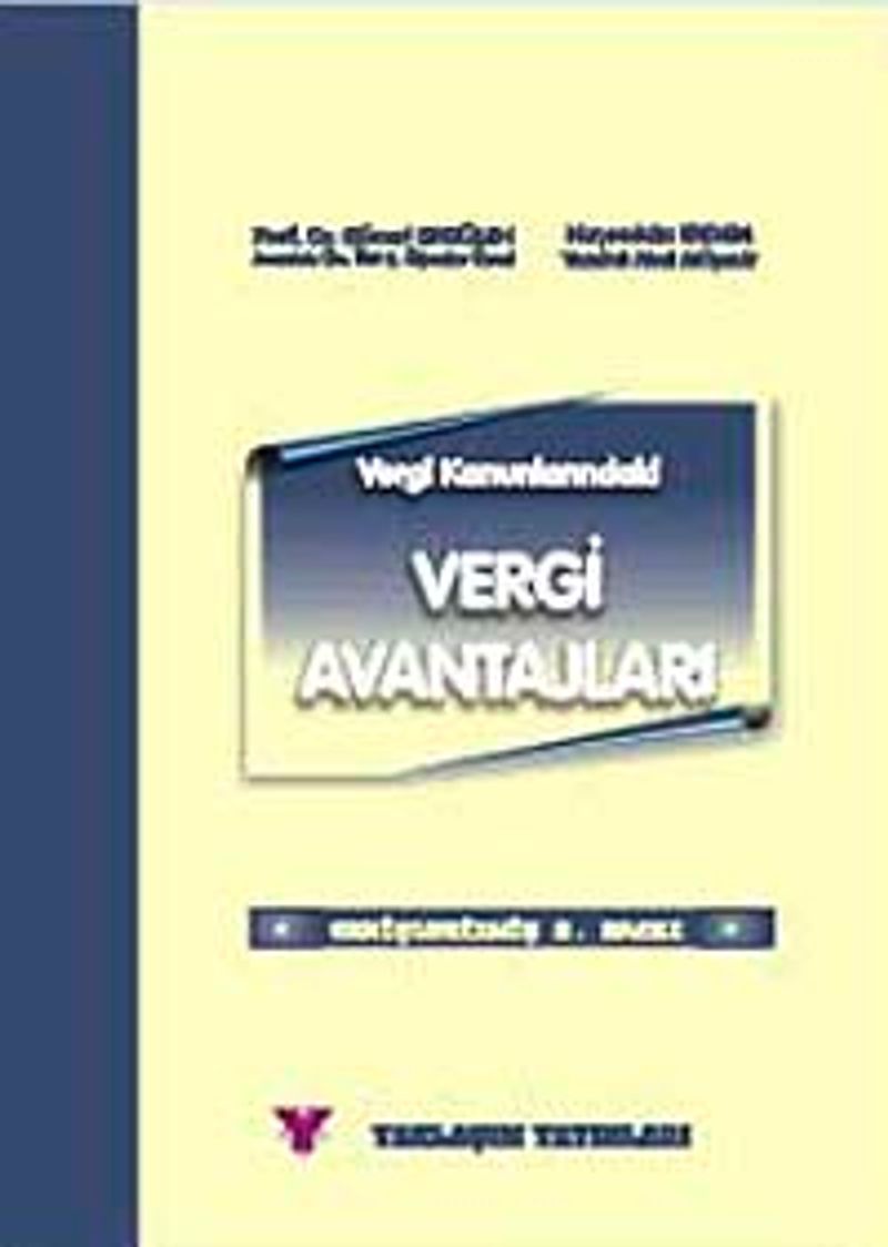 Vergi Avantajları kitap kapağı