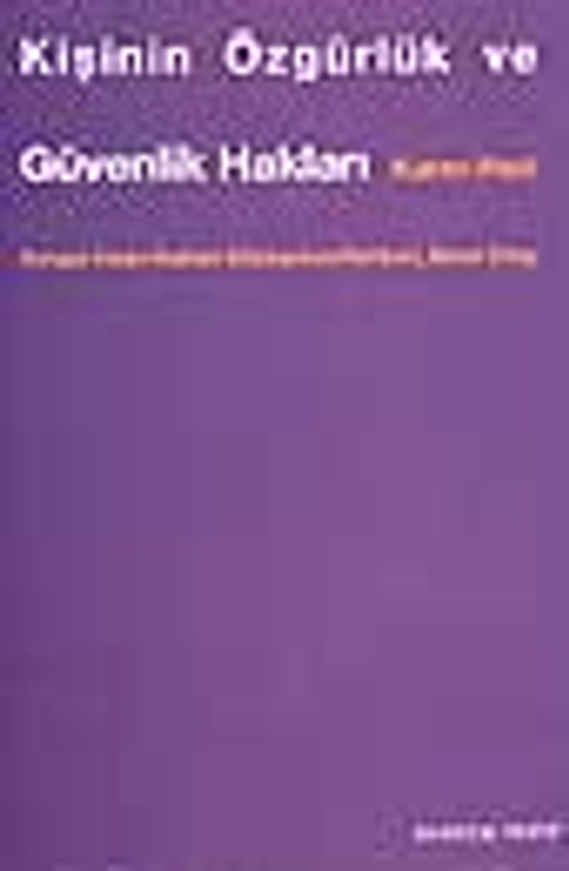AİHS Rehberi 2 Kişinin Özgürlük ve Güvenlik Hakları kitap kapağı