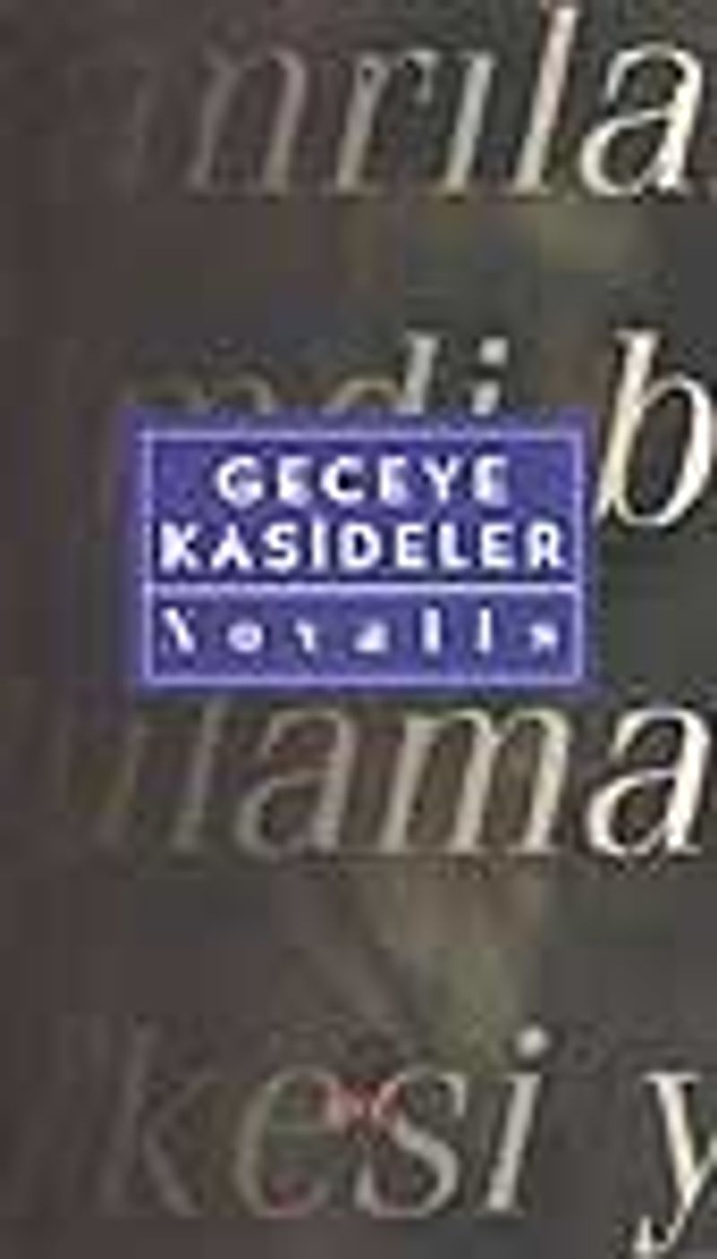 Geceye Kasideler kitap kapağı