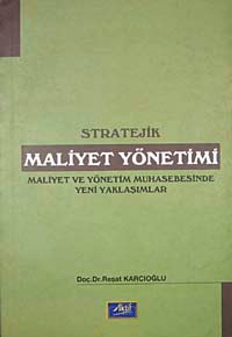 Stratejik Maliyet Yönetimi kitap kapağı
