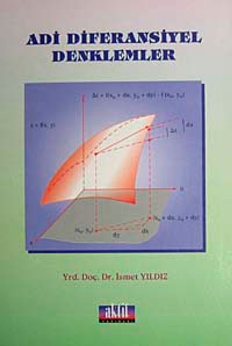 Adi Diferansiyel Denklemler kitap kapağı