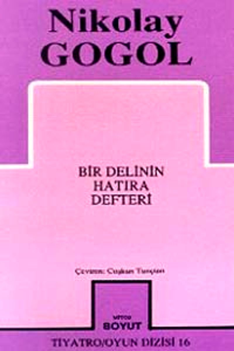 Bir Delinin Hatıra Defteri kitap kapağı