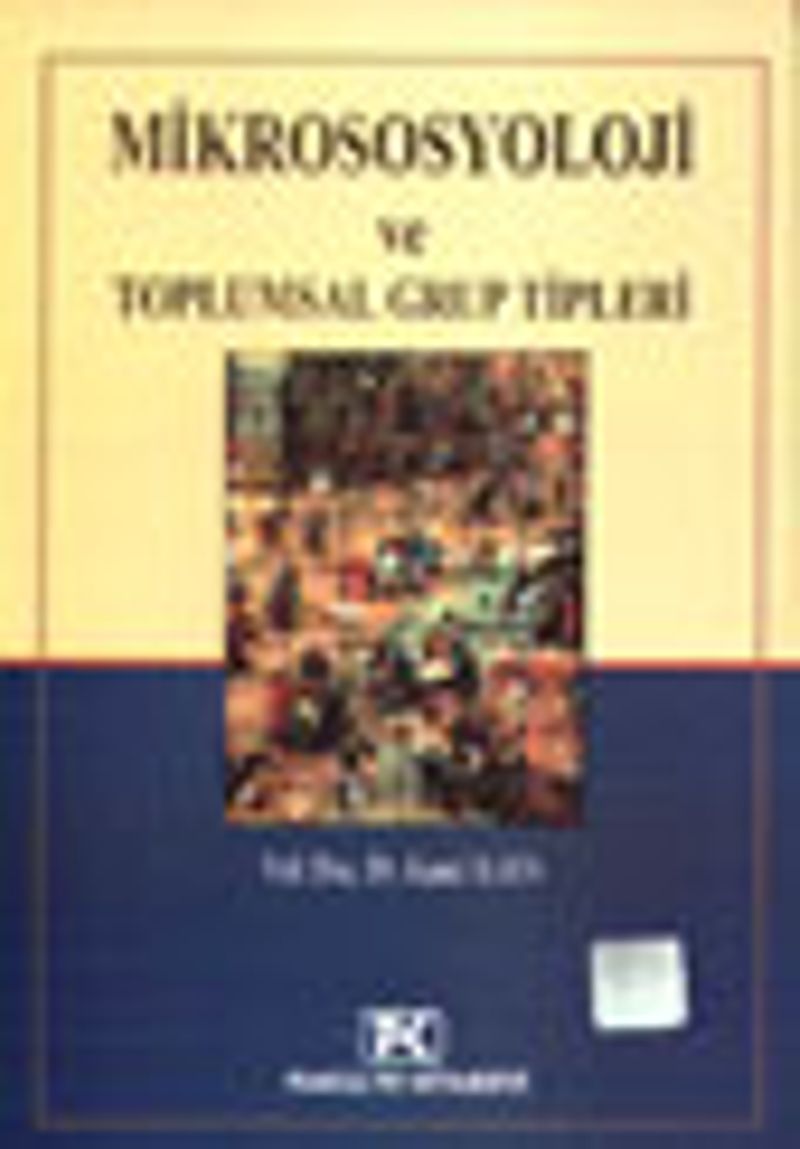 Mikrososyoloji ve Toplumsal Grup Tipleri kitap kapağı