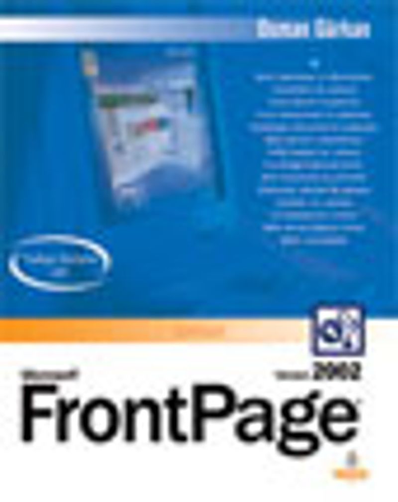 Microsoft FrontPage 2002 kitap kapağı