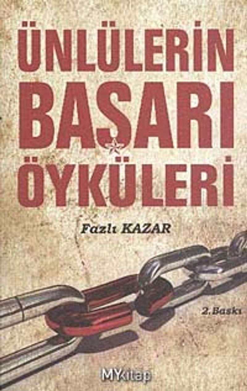 Ünlülerin Başarı Öyküleri kitap kapağı