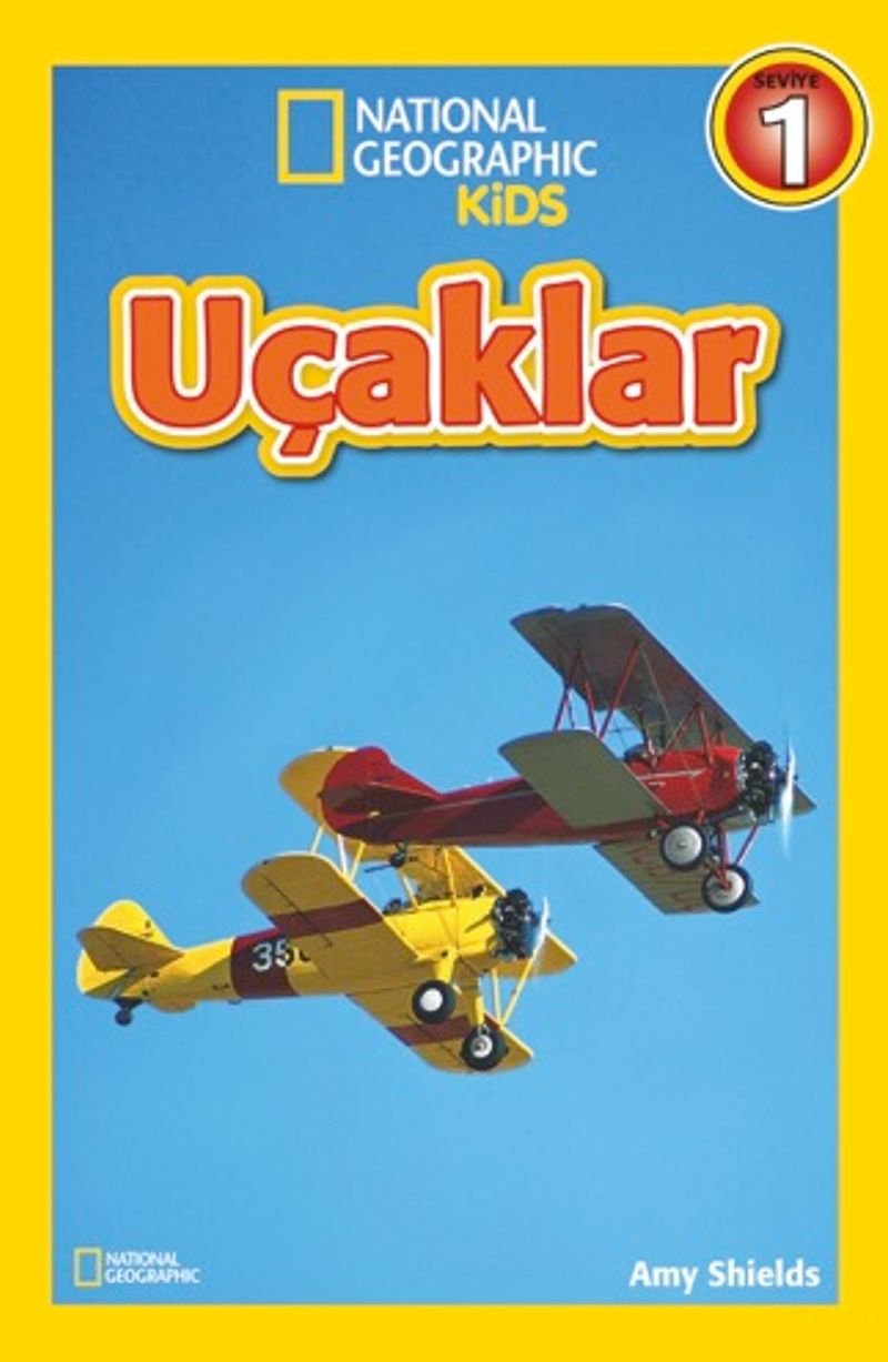 National Geographic Kids -Uçaklar kitap kapağı