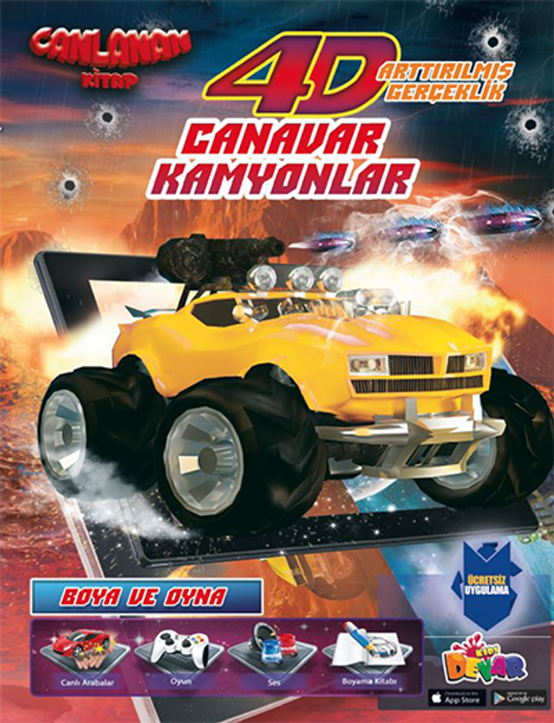 Canavar Kamyonlar / Canlanan Kitap kitap kapağı