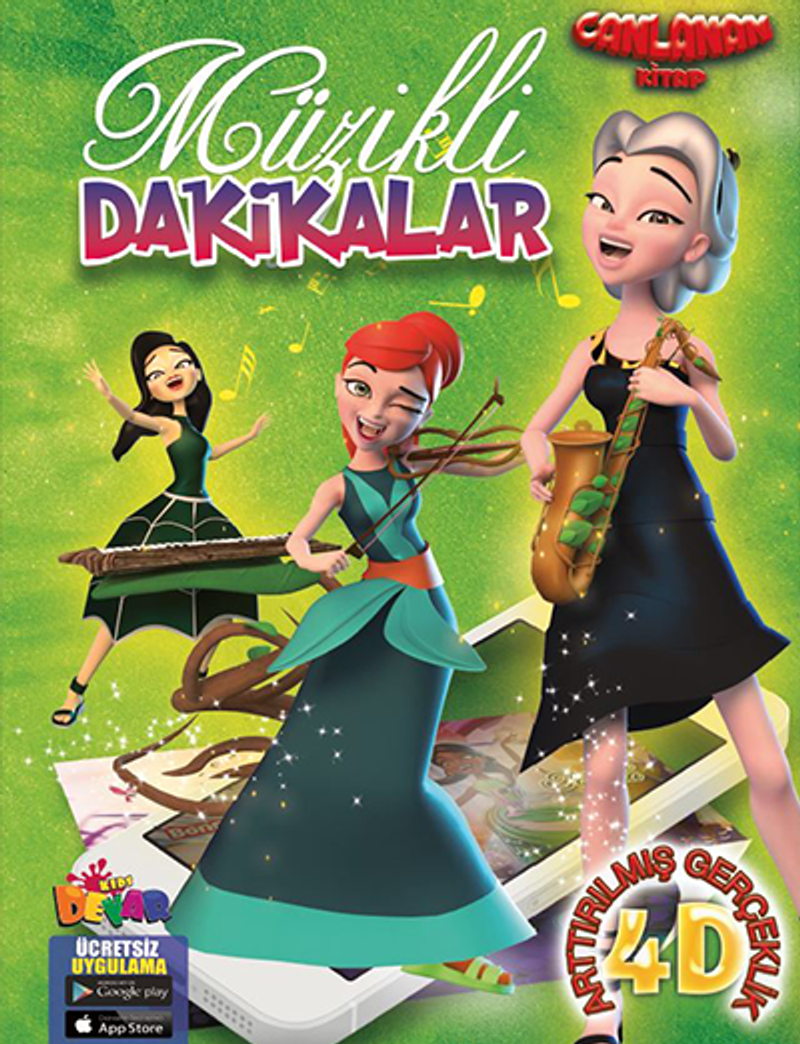 Müzikli Dakikalar / Canlanan Kitap kitap kapağı