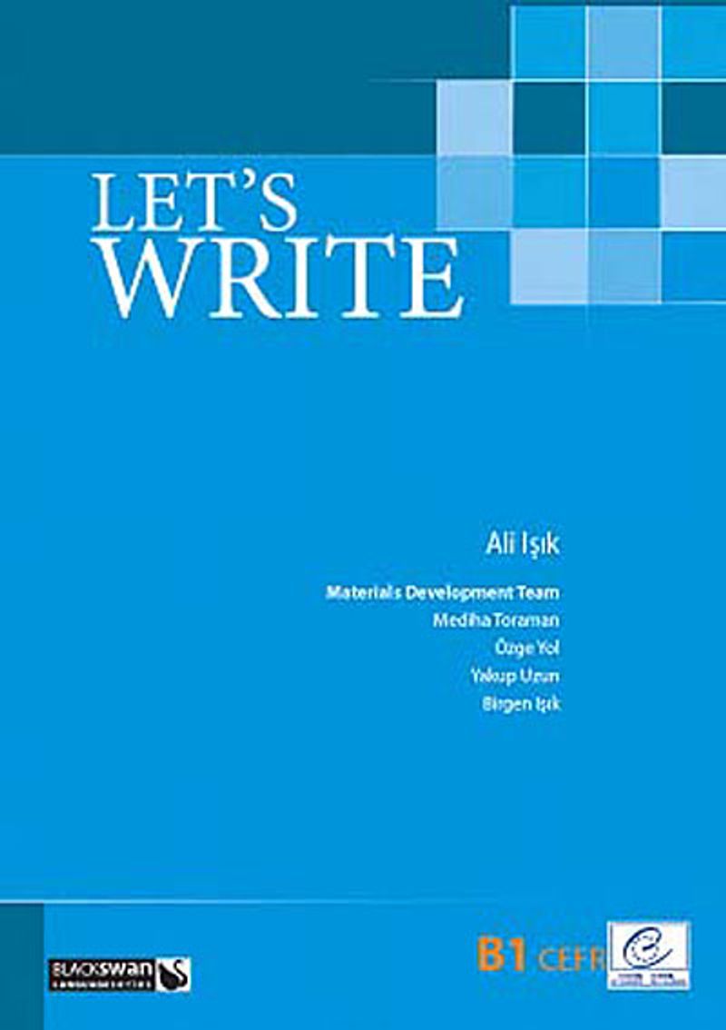 Let's Write B1 kitap kapağı