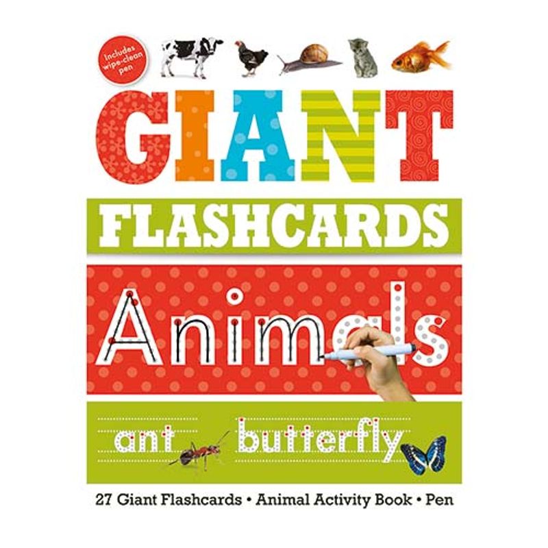 Giant Flashcards - Animals kitap kapağı