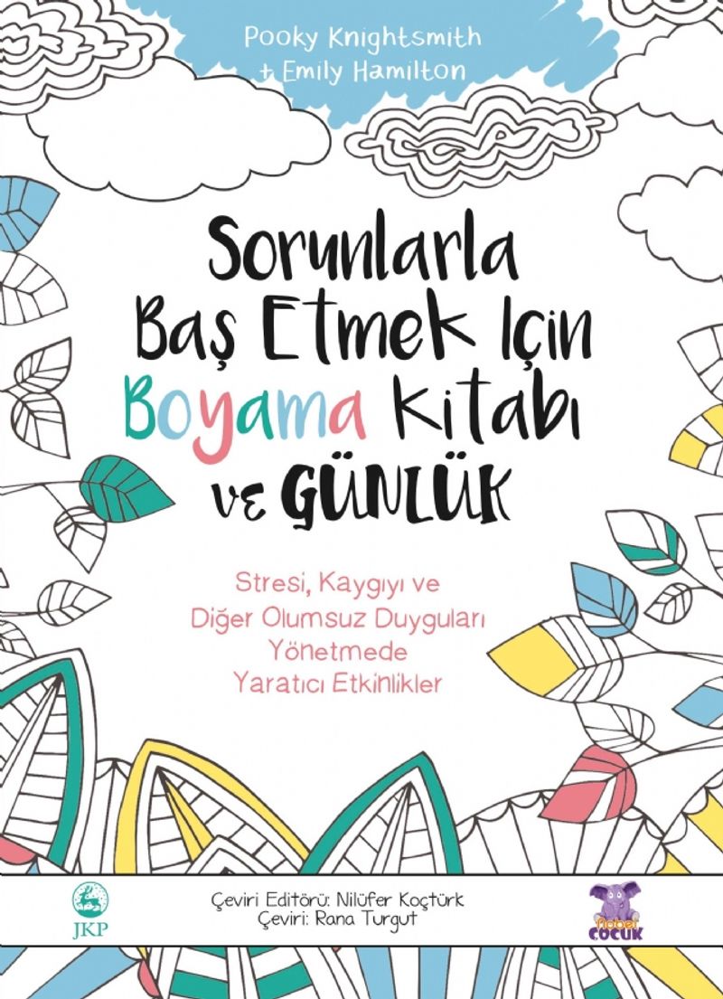 Sorunlarla Baş Etmek İçin Boyama Kitabı ve Günlük kitap kapağı