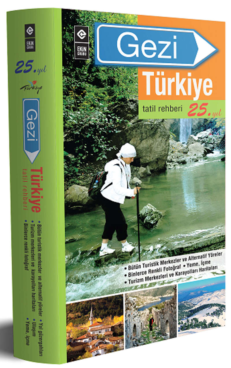Gezi - Türkiye Tatil Rehberi 2016 kitap kapağı