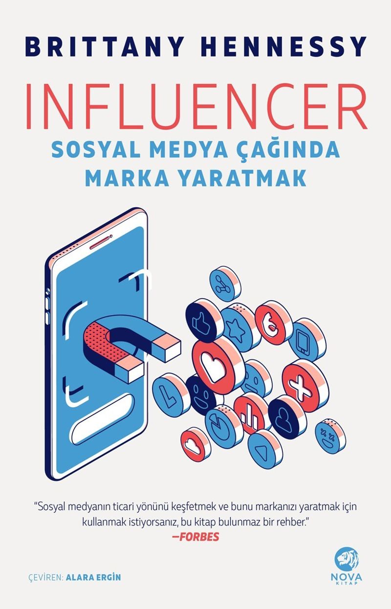 Influencer: Sosyal Medya Çağında Marka Yaratmak kitap kapağı