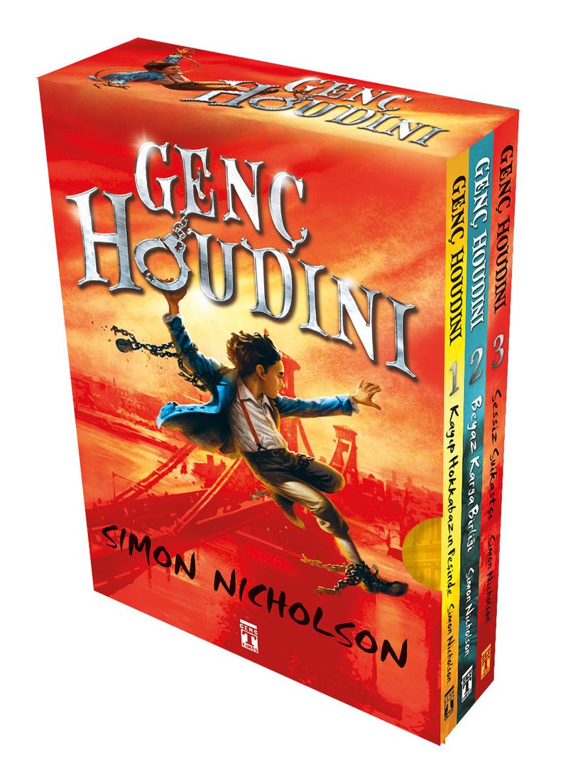 Genç Houdini Set (3 Kitap) kitap kapağı