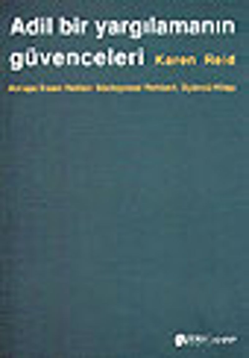 Adil Bir Yargılamanın Güvenceleri / Avrupa İnsan Hakları Sözleşmesi Rehberi Üçüncü Kitap kitap kapağı