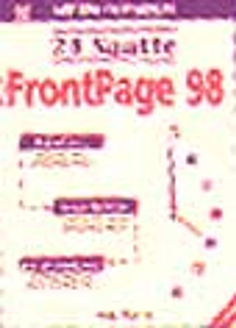 FrontPage 98 kitap kapağı