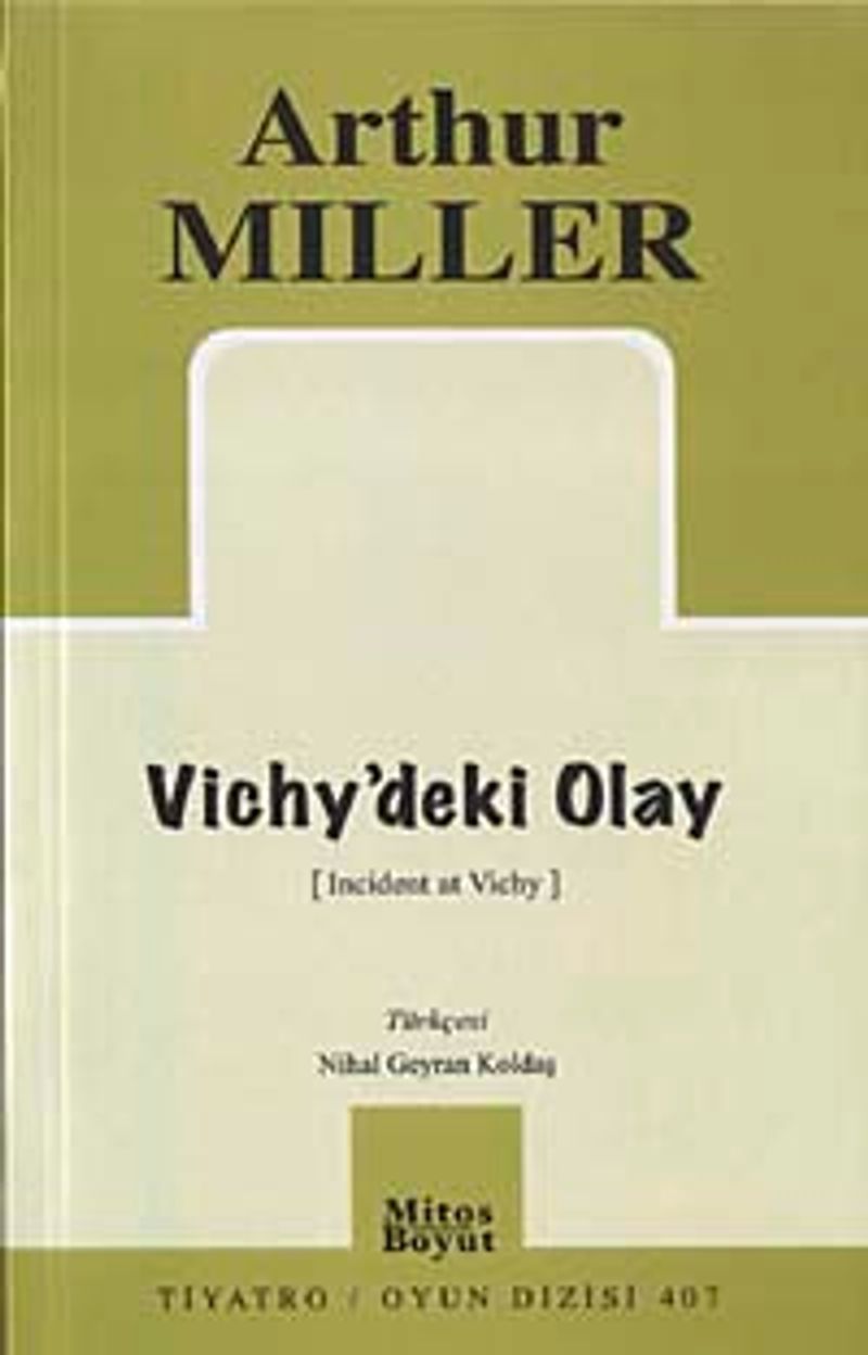 Vichy'deki Olay kitap kapağı