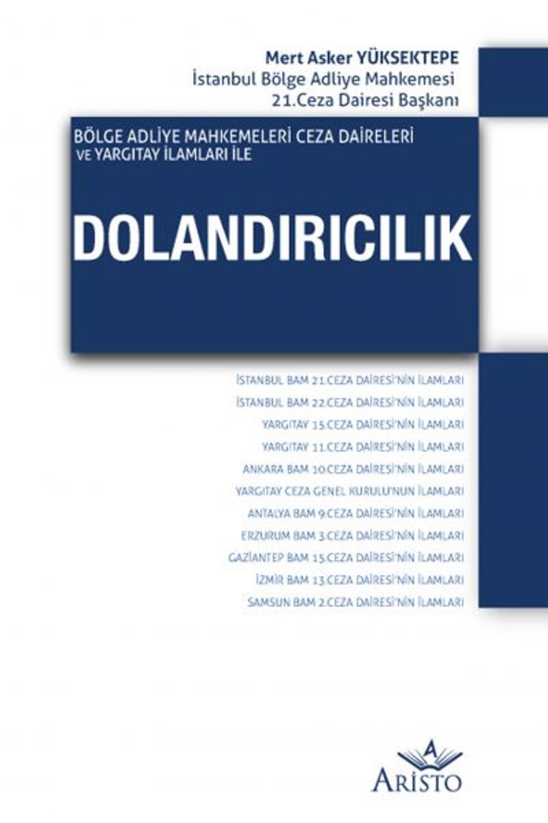 Dolandırıcılık kitap kapağı