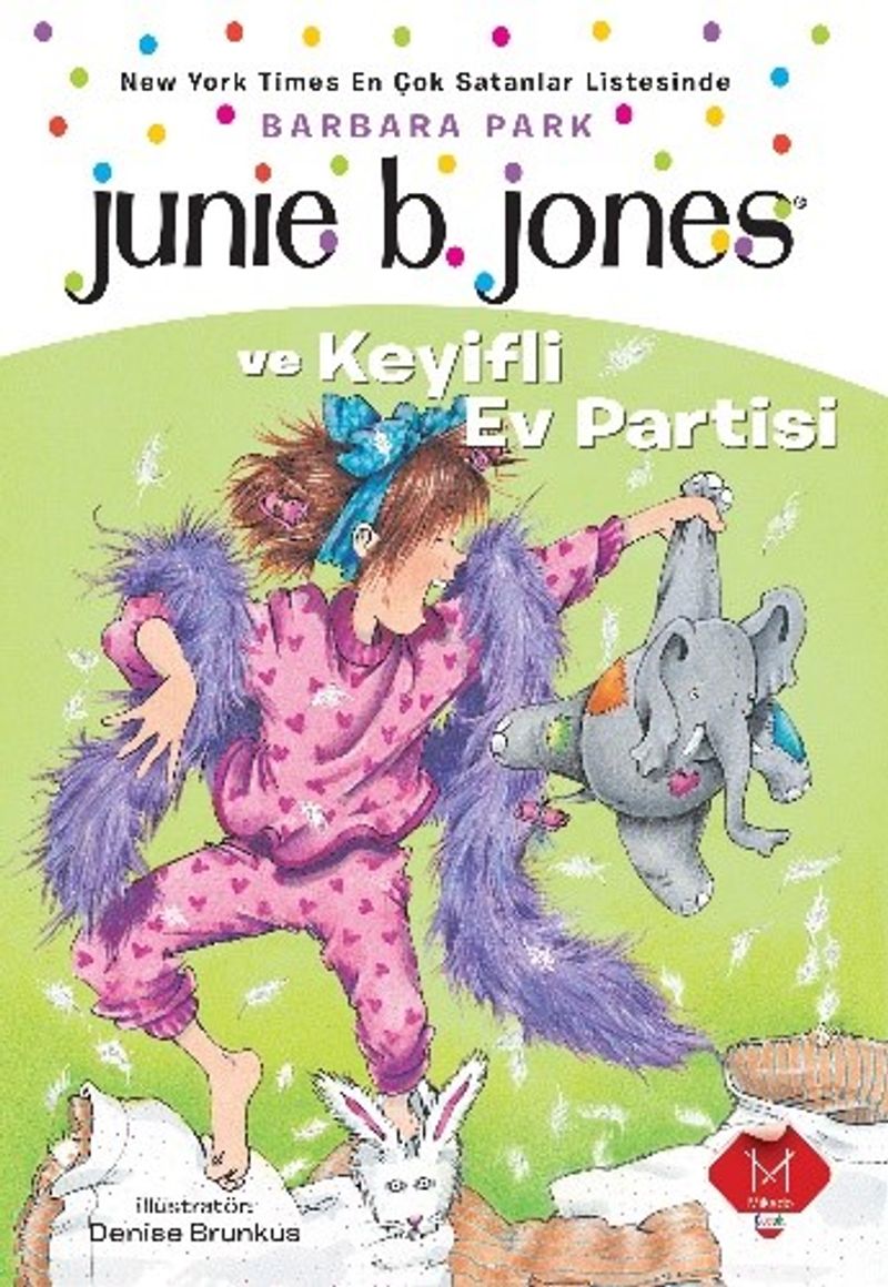 Junie B. Jones ve Keyifli Ev Partisi kitap kapağı