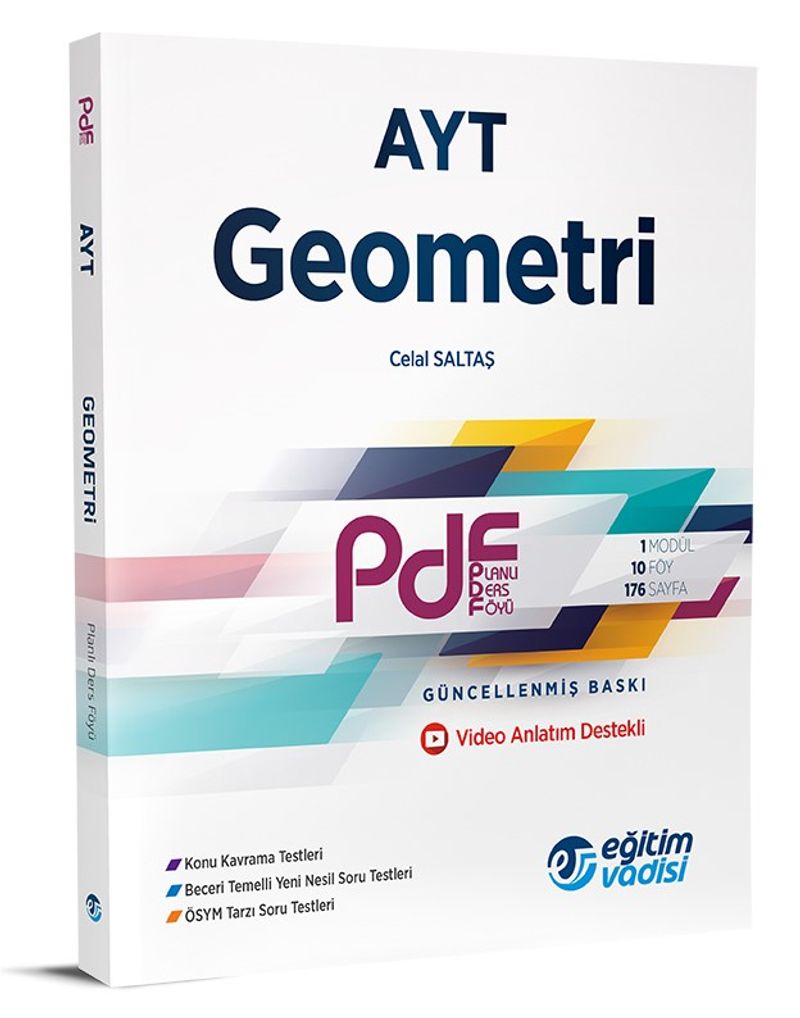 AYT Geometri PDF Planlı Ders Föyü kitap kapağı