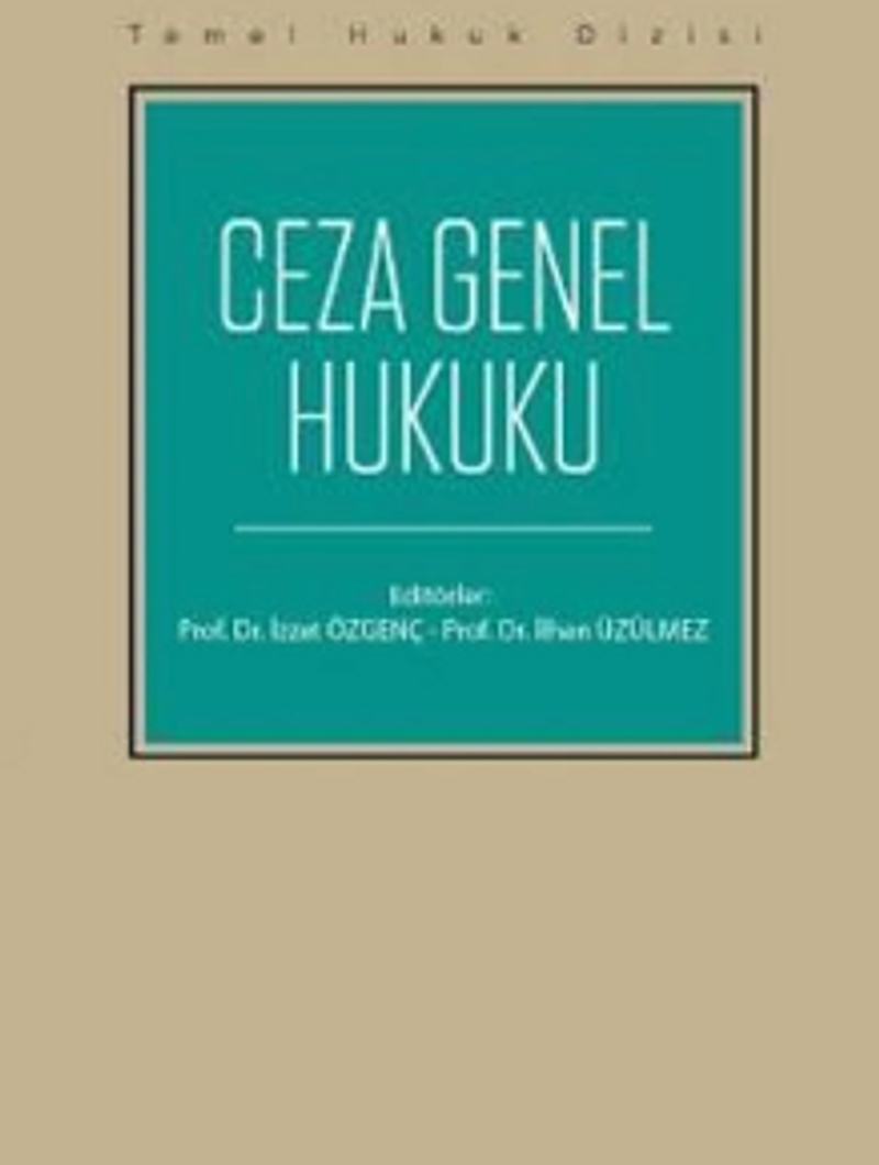 Ceza Genel Hukuku kitap kapağı