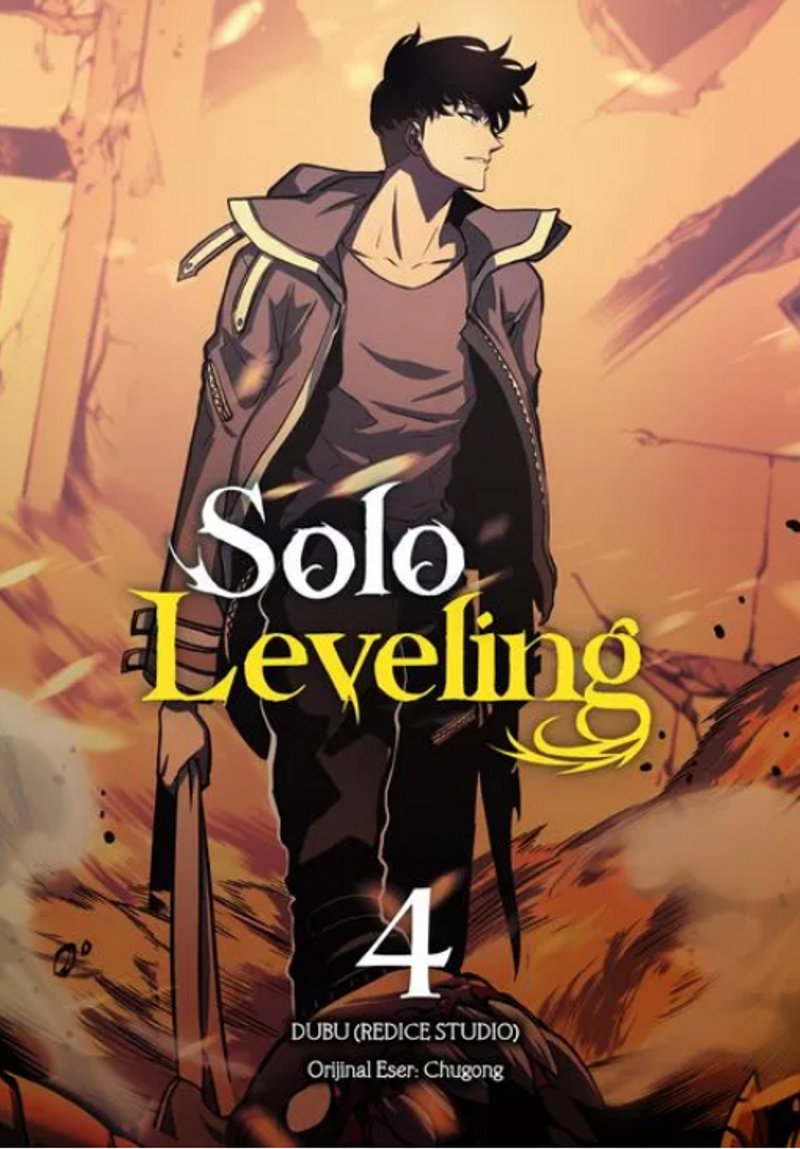 Solo Leveling Webtoon Cilt 4 kitap kapağı