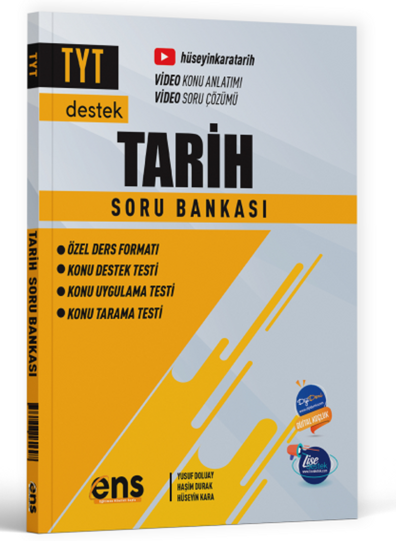 TYT Tarih Destek Soru Bankası kitap kapağı