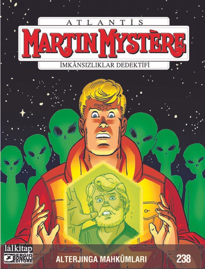 Martin Mystere Sayı 238 / Alterjinga Mahkumları kitap kapağı
