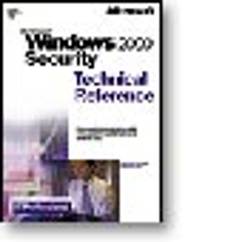Microsoft Windows 2000 Security Technical Reference kitap kapağı