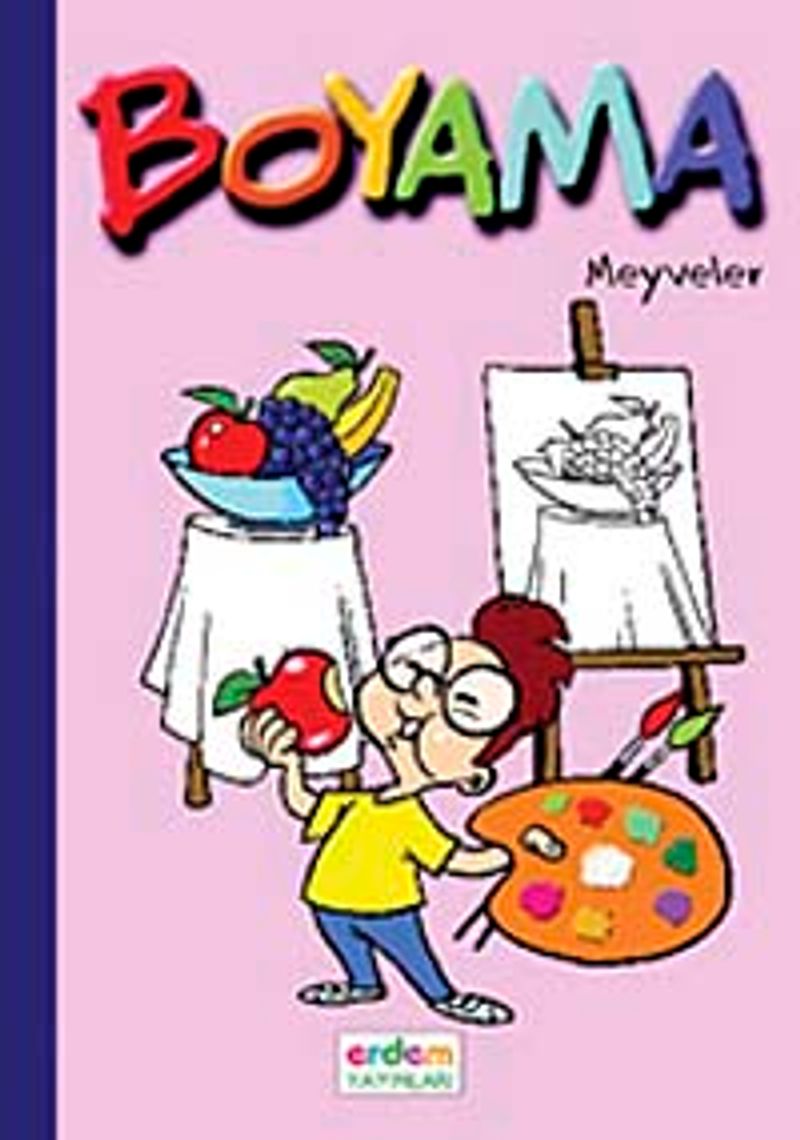 Boyama-Meyveler kitap kapağı