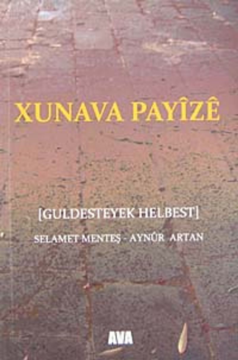 Xunava Payize Guldesteyek Helbest kitap kapağı
