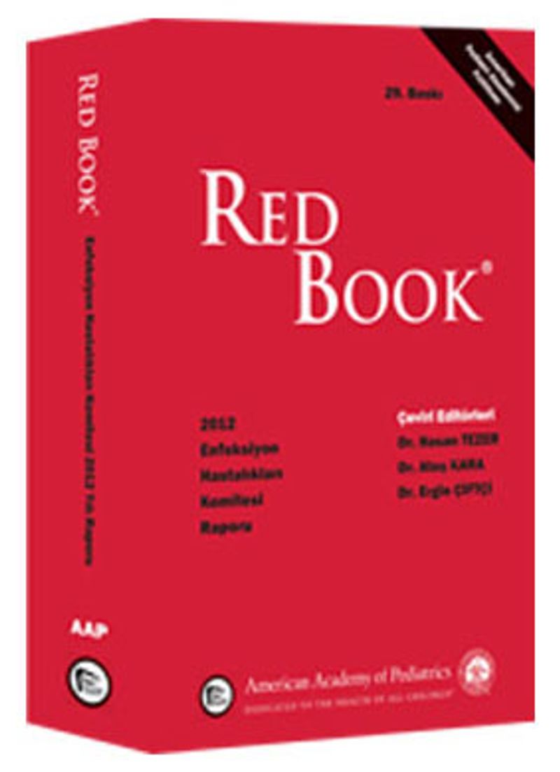 Red Book 2012 Enfeksiyon Hastalıkları Komitesi Raporu kitap kapağı
