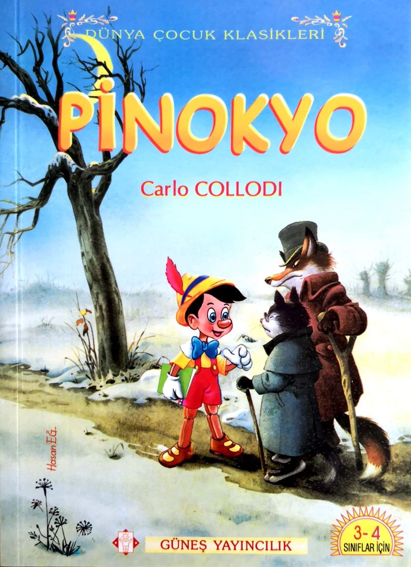 Pinokyo kitap kapağı