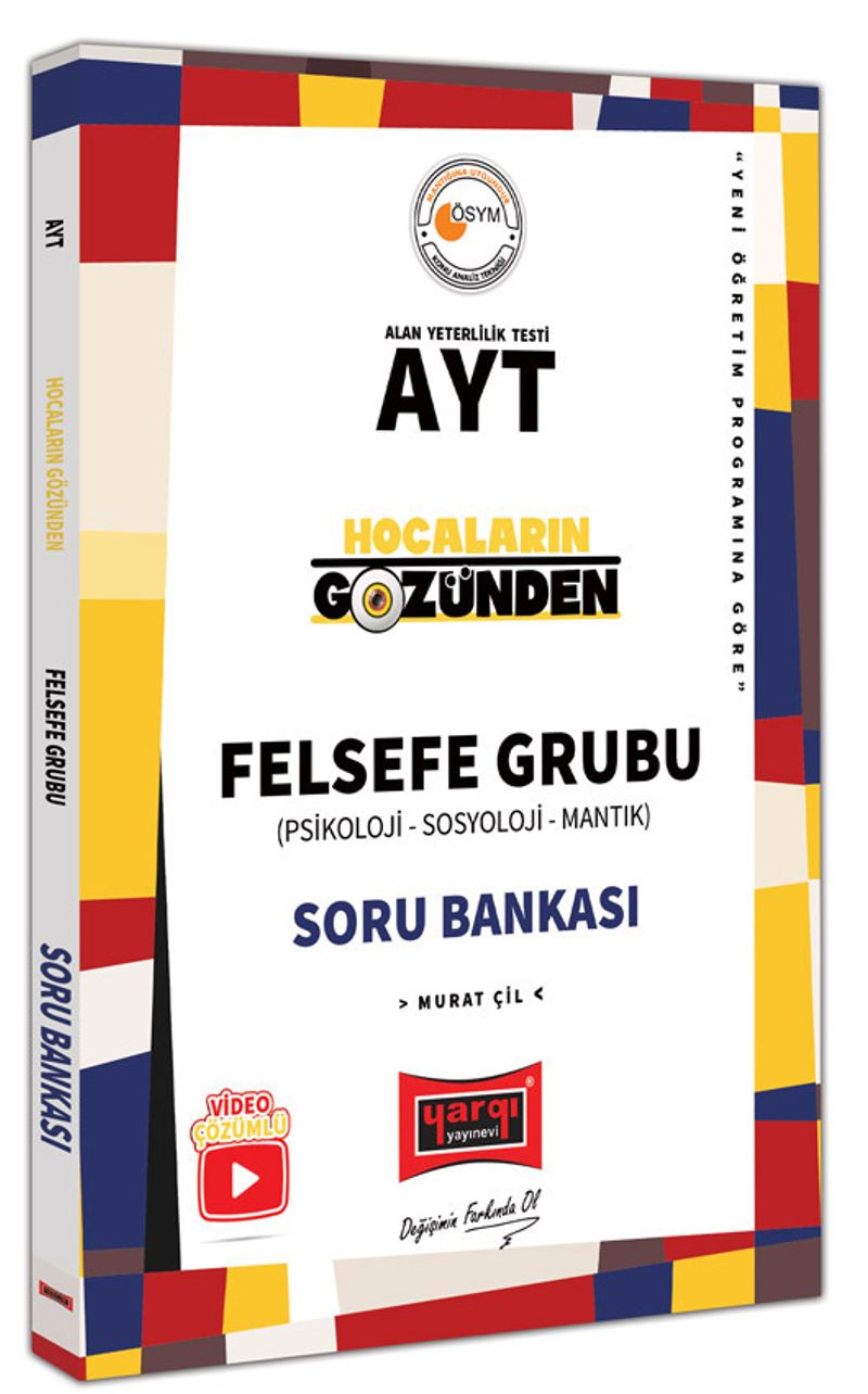 AYT Hocaların Gözünden Felsefe Grubu Soru Bankası kitap kapağı